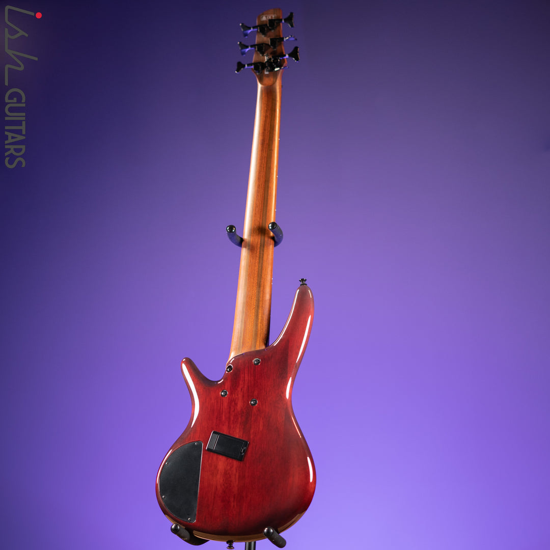 2018 Ibanez Bass Workshop SRMS806 Multi-Scale 6-String Bass Brown Topaz Burst Gloss