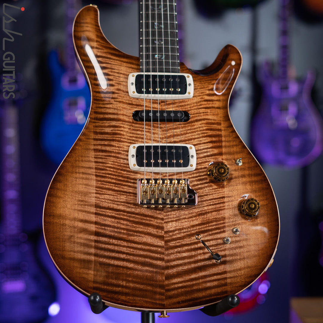 PRS Wood Library Modern Eagle V 10 Top Flame Copperhead Burst