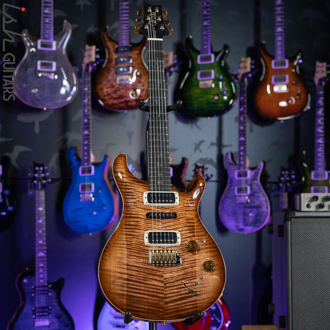 PRS Wood Library Modern Eagle V 10 Top Flame Copperhead Burst