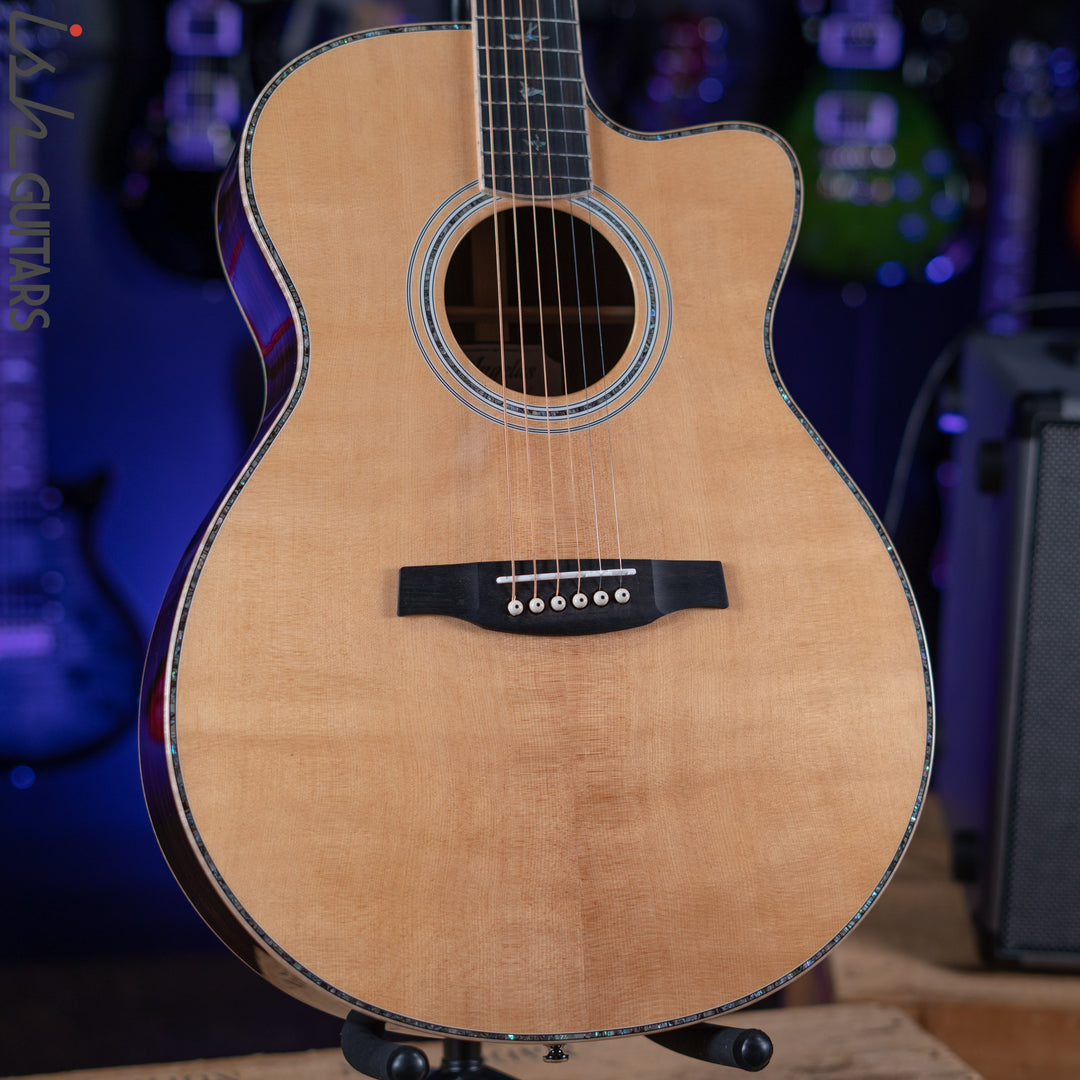 PRS SE A60E Angelus Acoustic Electric Guitar Ziricote Demo