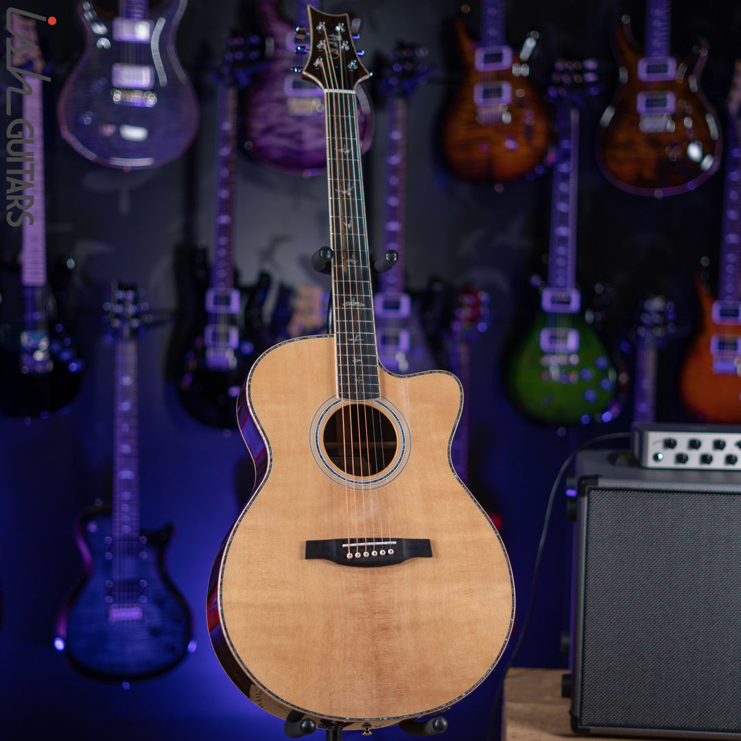 PRS SE A60E Angelus Acoustic Electric Guitar Ziricote Demo
