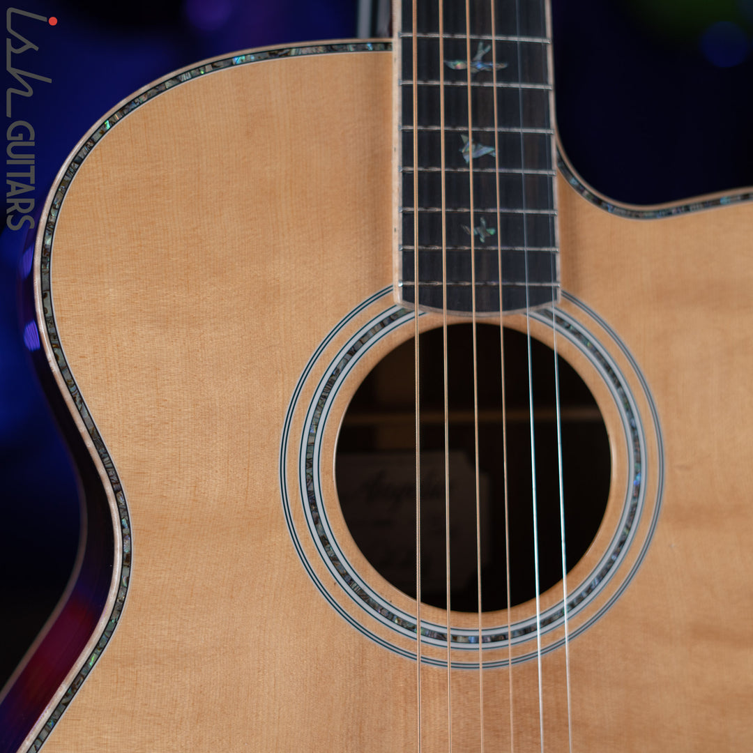 PRS SE A60E Angelus Acoustic Electric Guitar Ziricote Demo