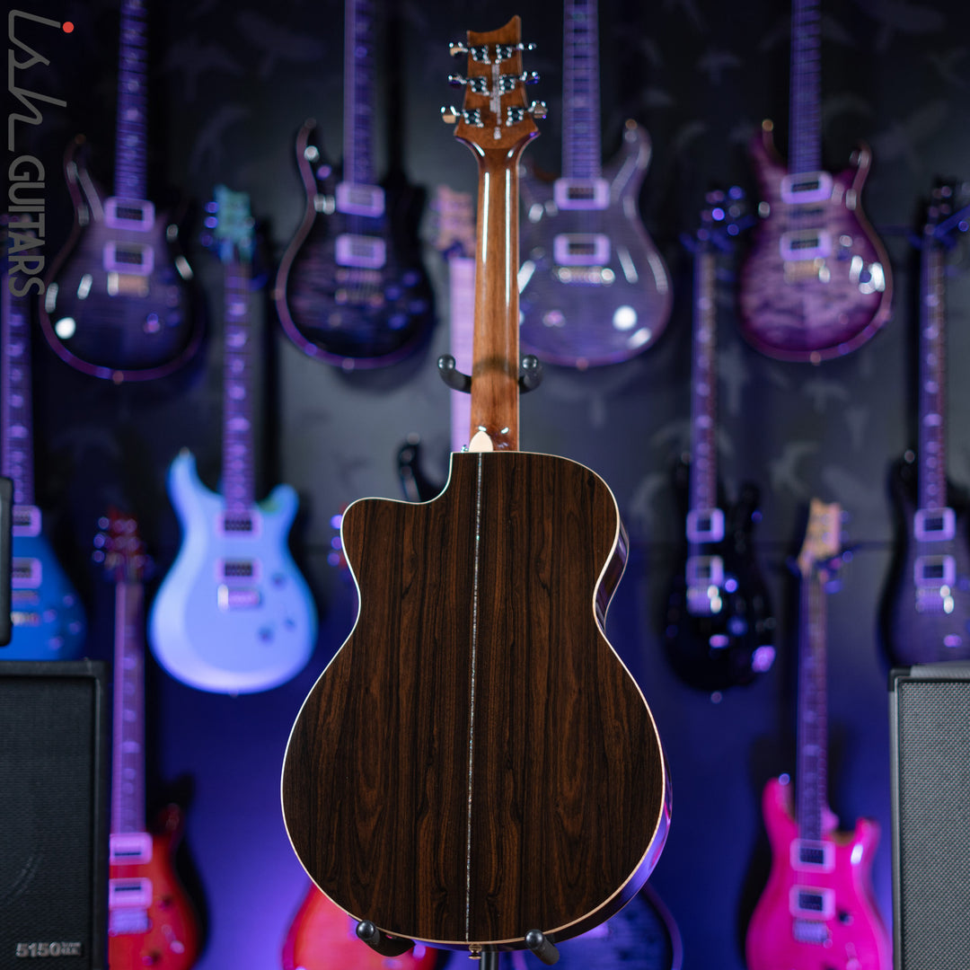 PRS SE A60E Angelus Acoustic Electric Guitar Ziricote Demo