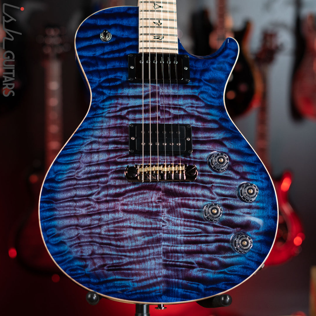 PRS Tremonti Stoptail Wood Library Violet Blue Burst 10 Top Quilt