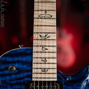 PRS Tremonti Stoptail Wood Library Violet Blue Burst 10 Top Quilt