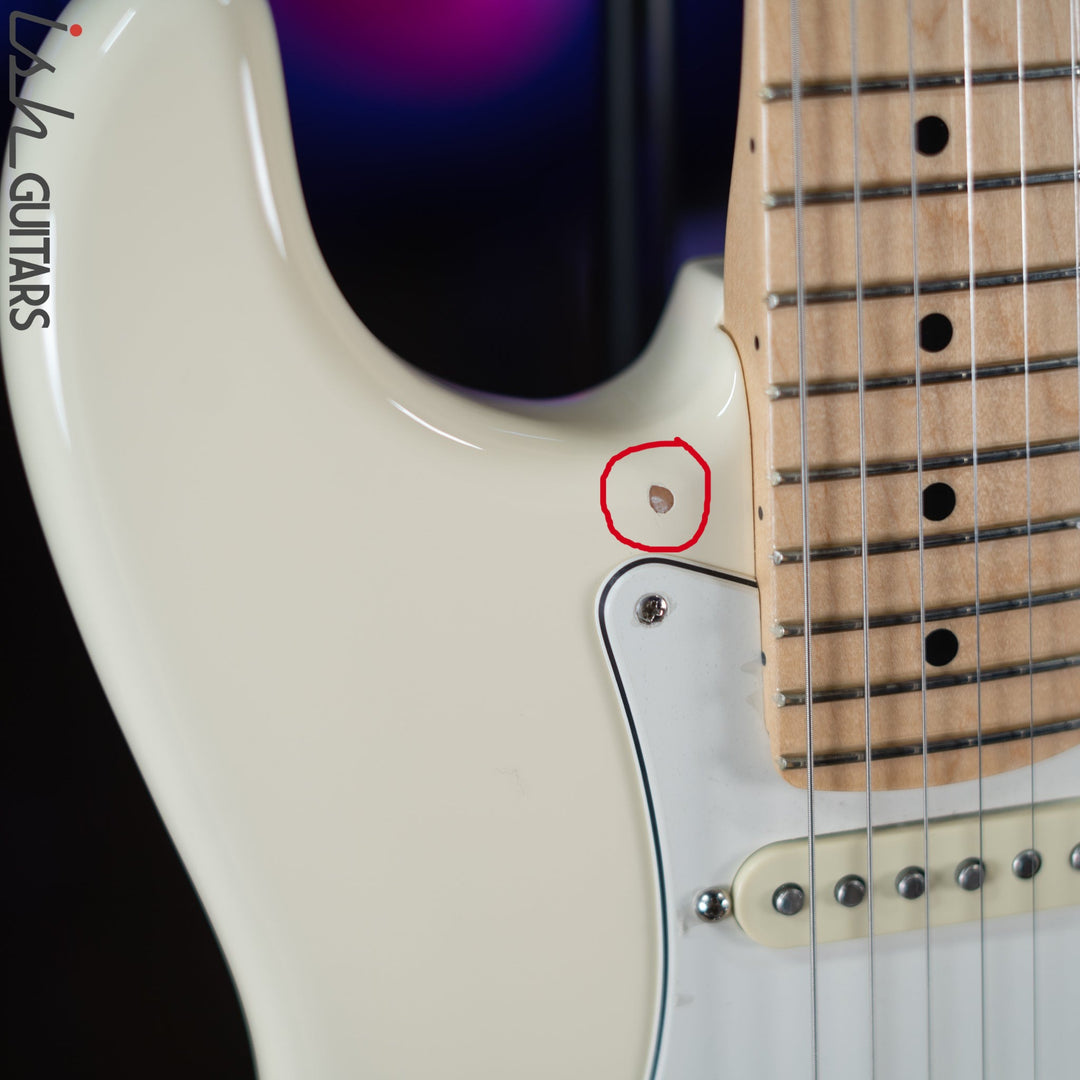 2017 Fender American Standard Stratocaster Olympic White