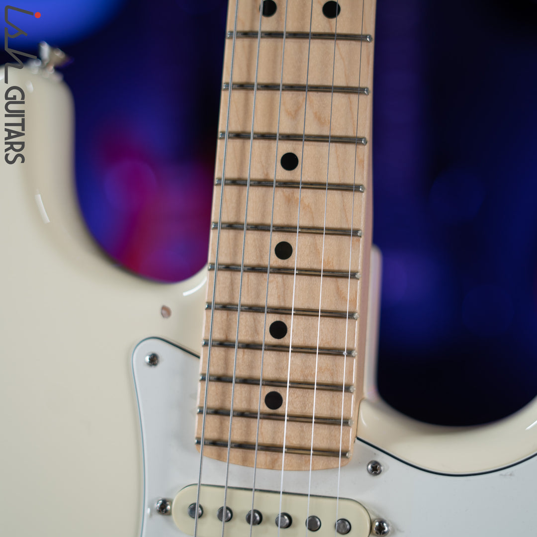 fender amercan standard stratcaster 白 2017 Fender American Standard Stratocaster Olympic White
