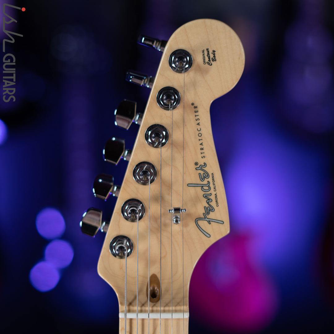 2017 Fender American Standard Stratocaster Olympic White – Ish Guitars