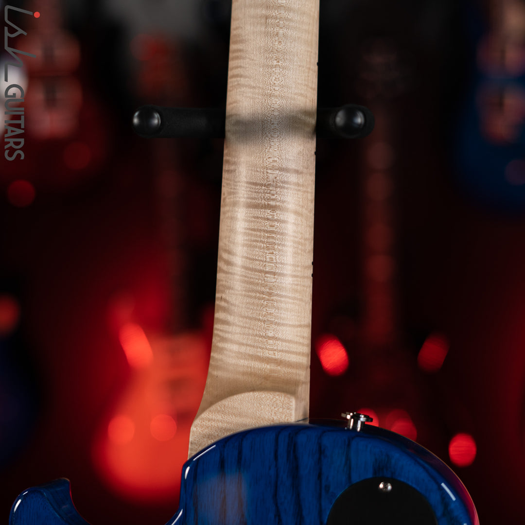 PRS Tremonti Stoptail Wood Library Violet Blue Burst 10 Top Quilt