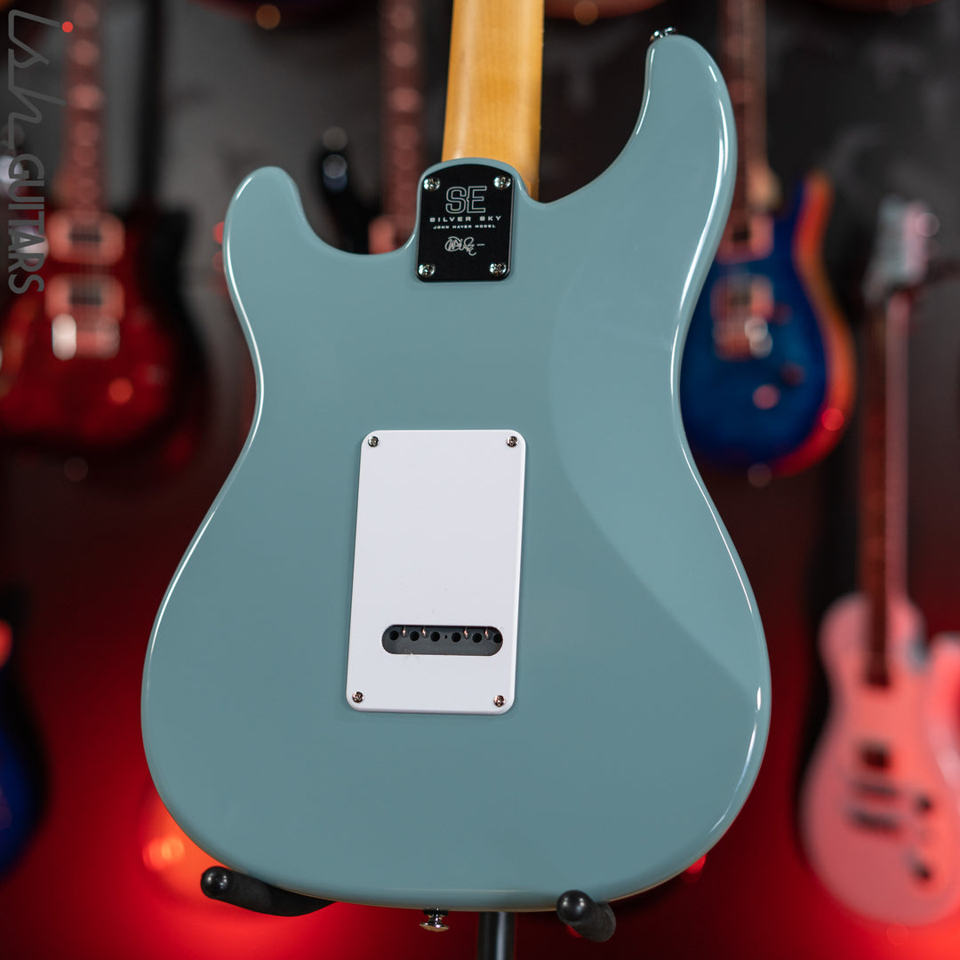 PRS SE Silver Sky Stone Blue Demo