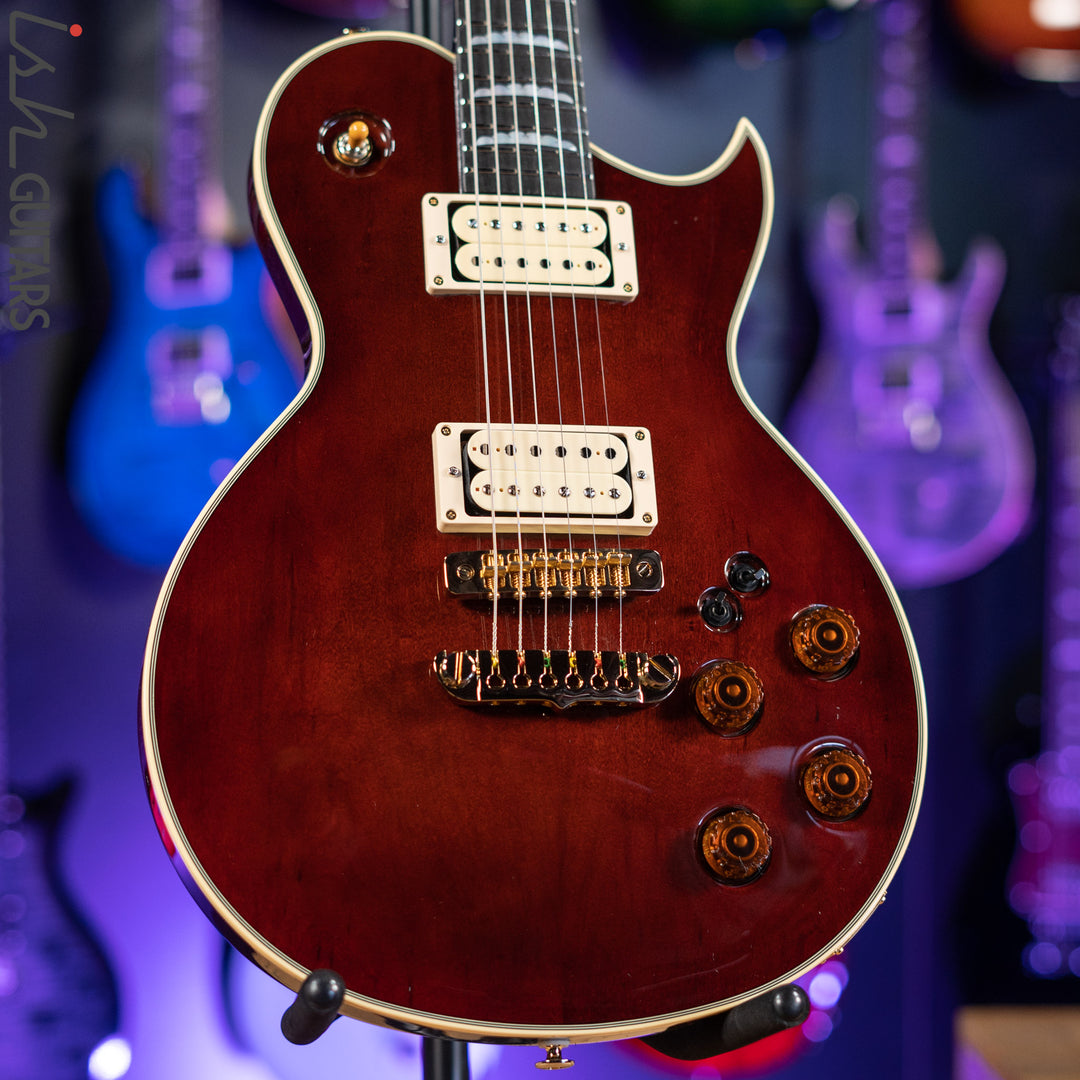 Aria Pro II PE-R80 Stained Brown Made in Japan MIJ Electric Guitar