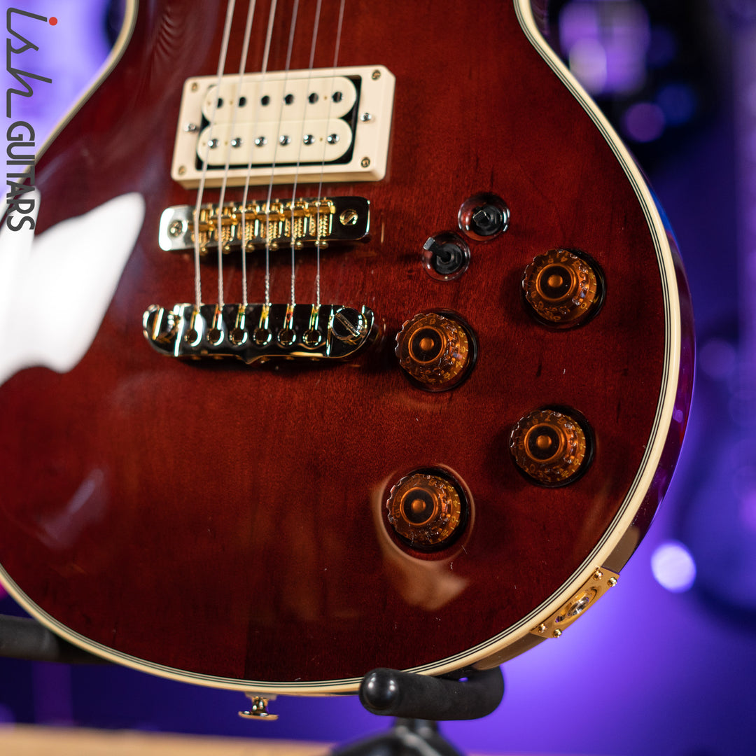 Aria Pro II PE-R80 Stained Brown Made in Japan MIJ Electric Guitar
