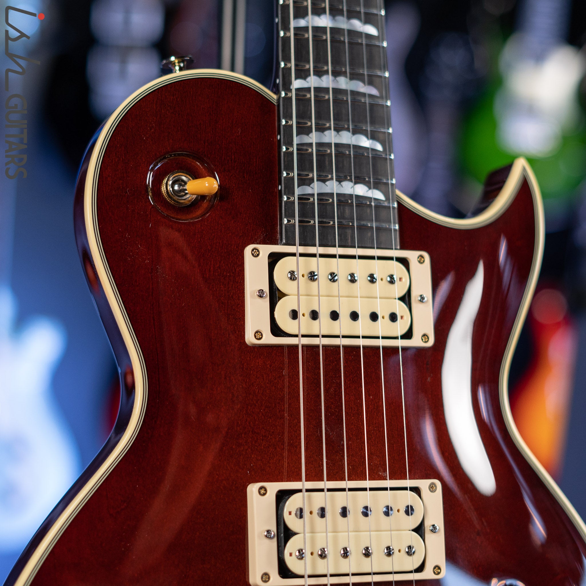 Aria Pro II PE-R80 Stained Brown Made in Japan MIJ Electric Guitar