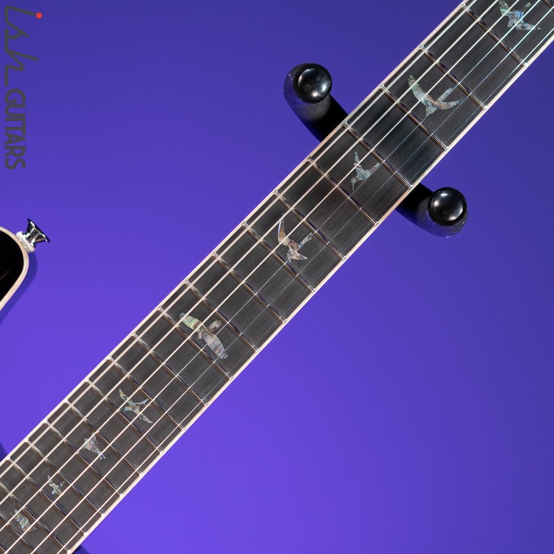 PRS SE Hollowbody II Piezo Electric Guitar Peacock Blue Sunburst Demo