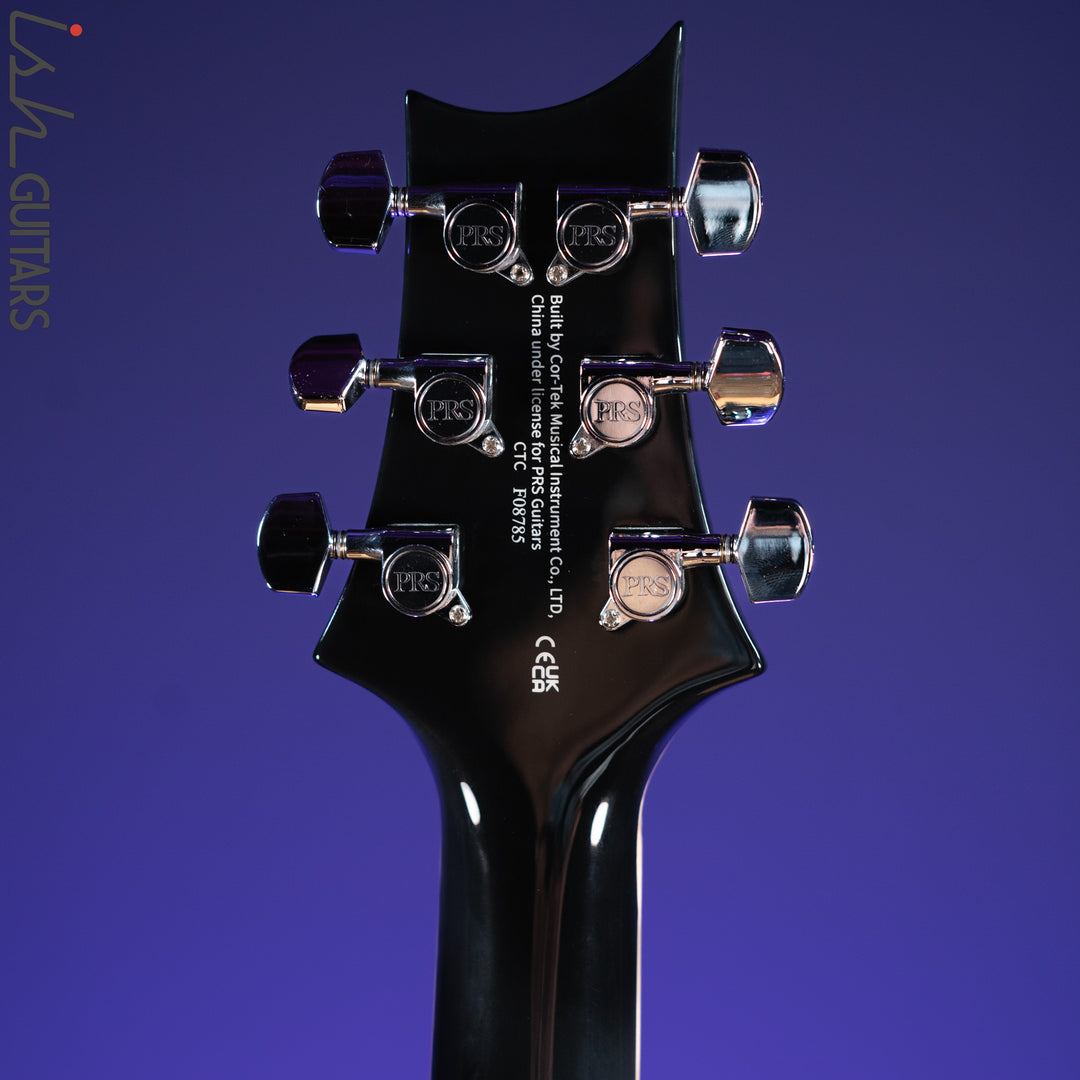 PRS SE Hollowbody II Piezo Electric Guitar Peacock Blue Sunburst Demo