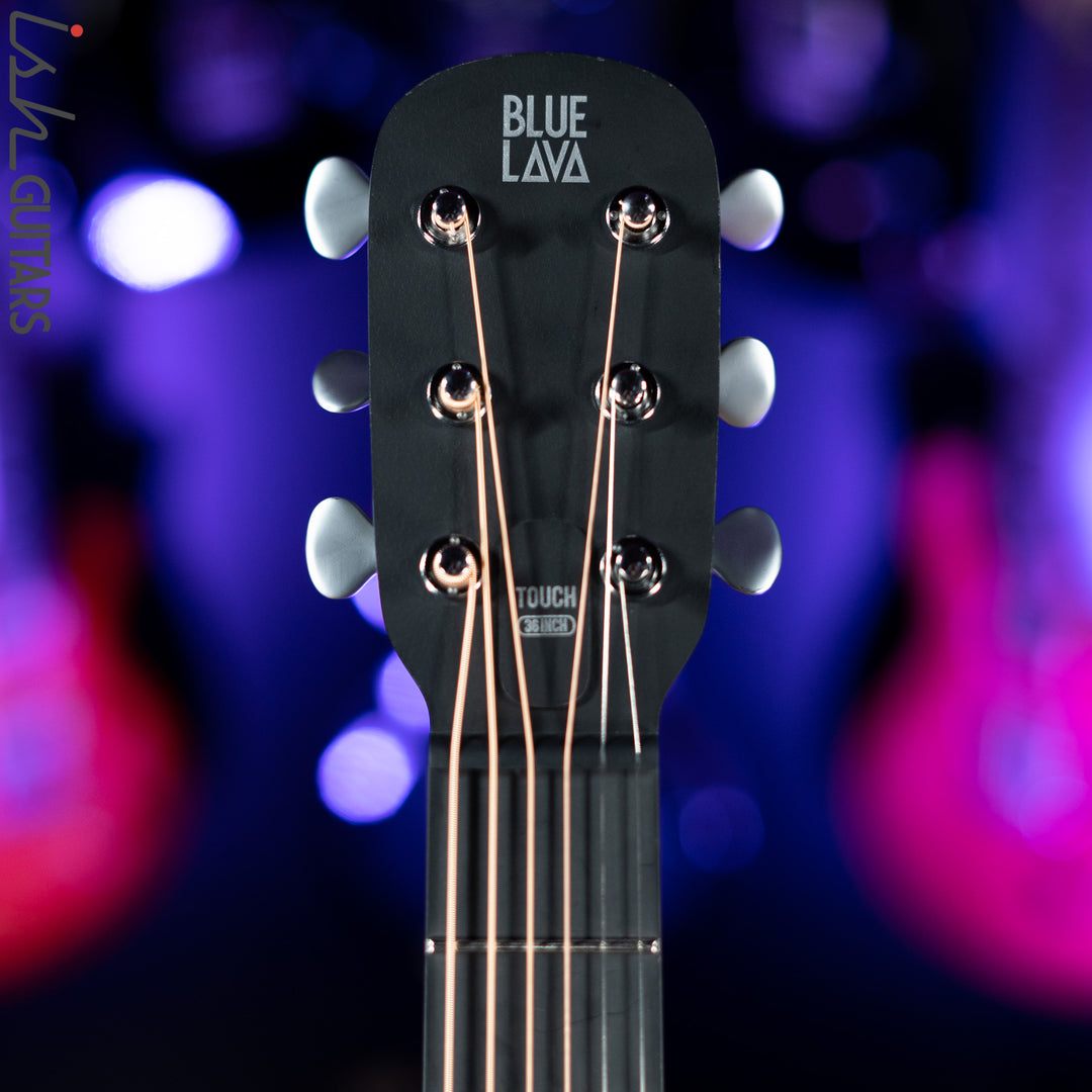Lava Music Blue Lava Touch Smart Acoustic Guitar Midnight Black w/ Airflow Bag