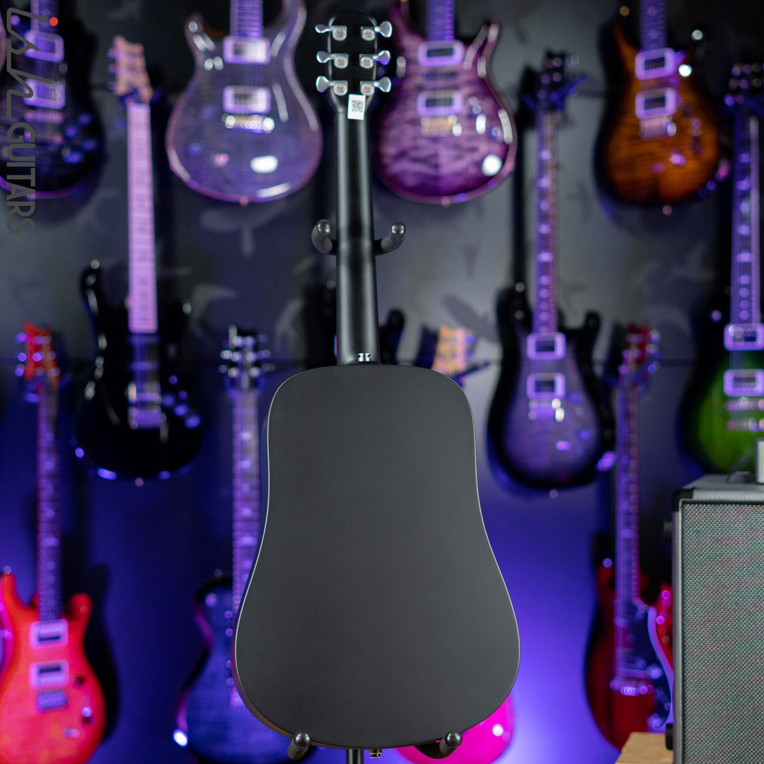 Lava Music Blue Lava Touch Smart Acoustic Guitar Midnight Black w/ Airflow Bag