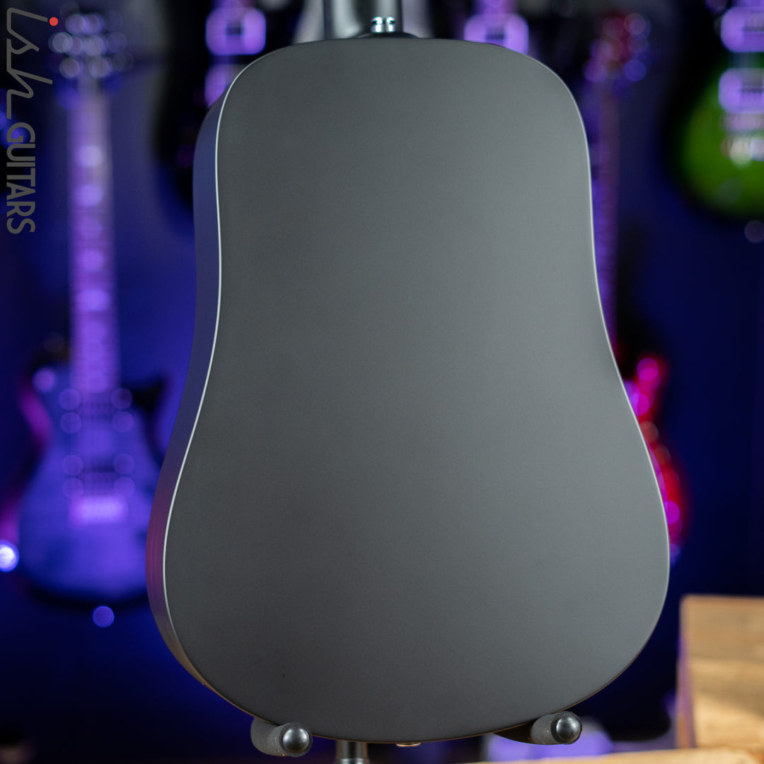 Lava Music Blue Lava Touch Smart Acoustic Guitar Midnight Black w/ Airflow Bag