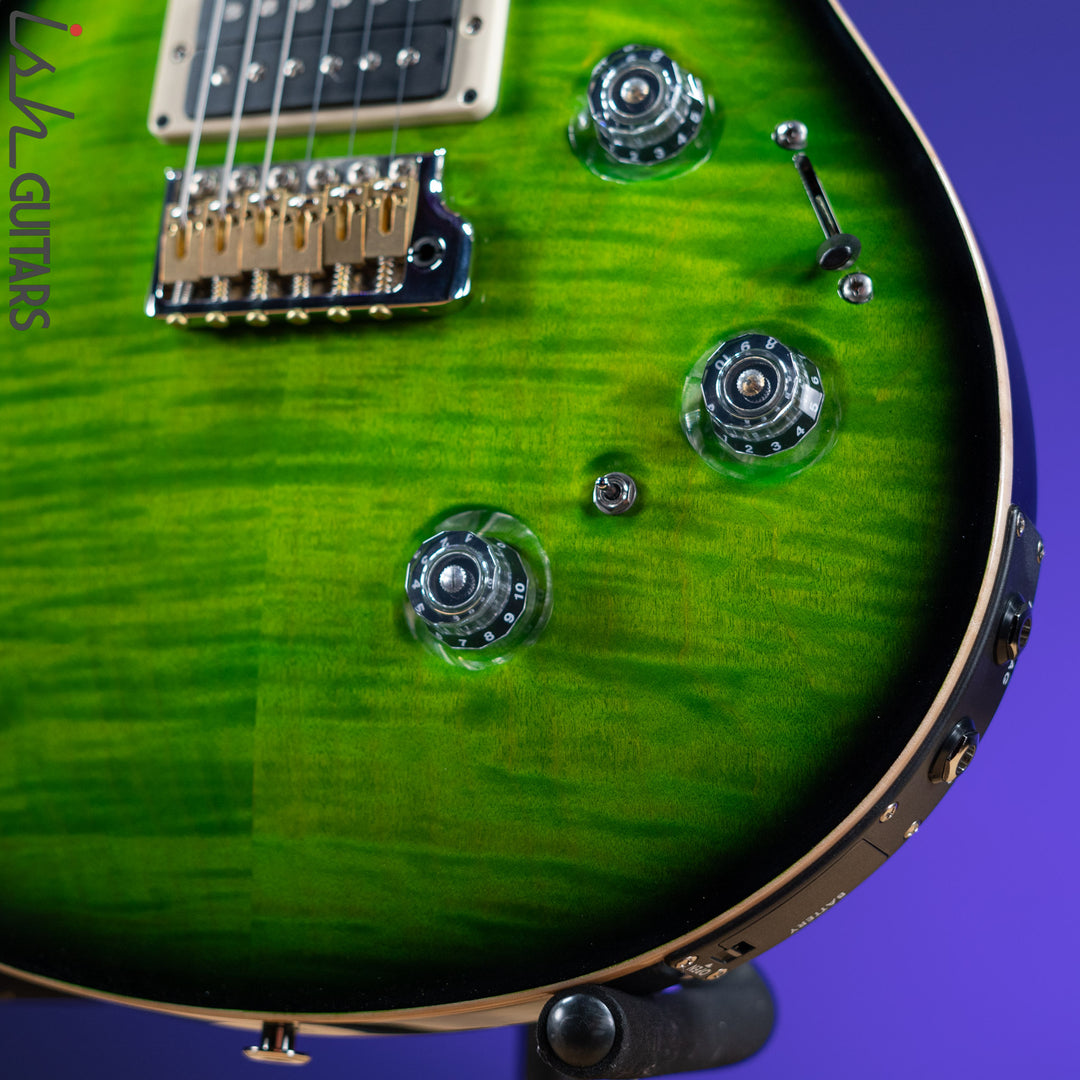 PRS Custom 24 Piezo Eriza Verde Smokeburst