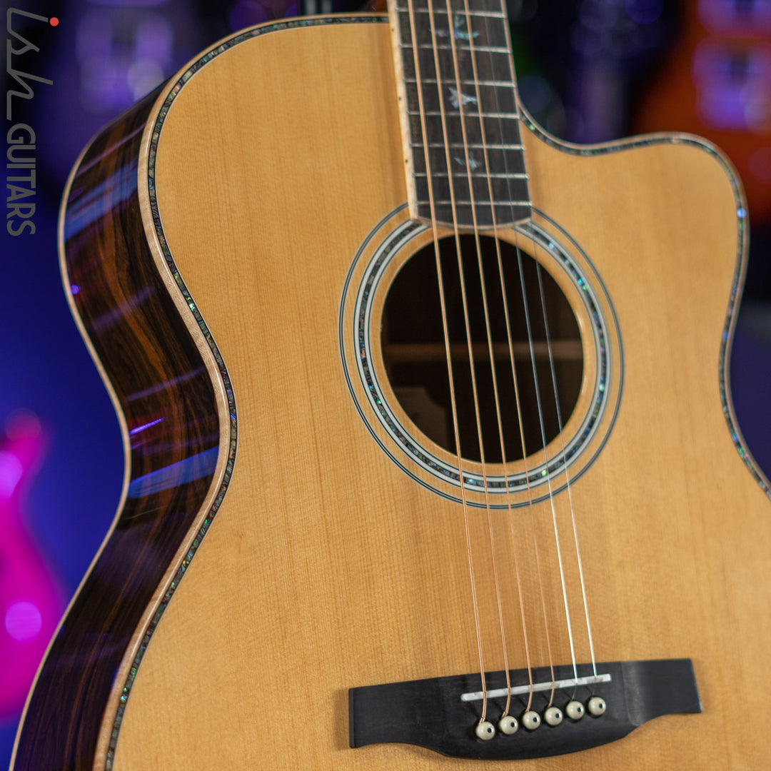 PRS SE A60E Angelus Acoustic Electric Guitar Ziricote