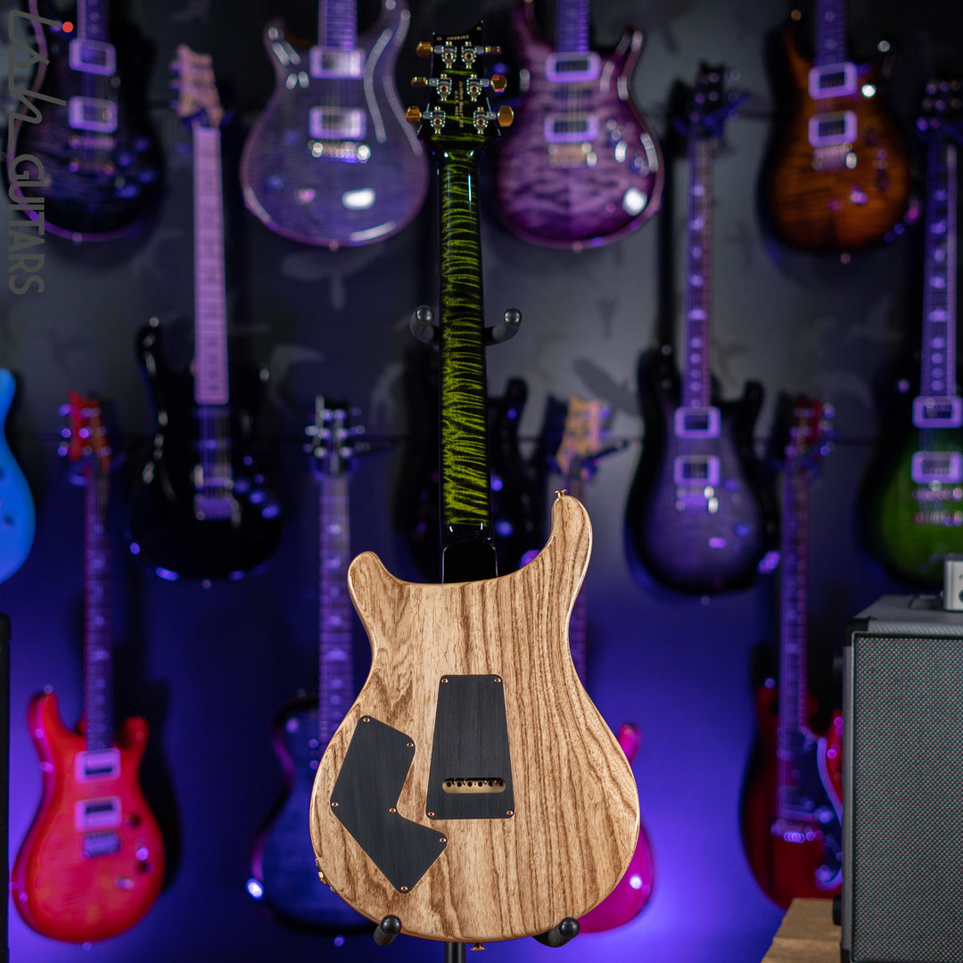 PRS Wood Library Modern Eagle V 10-Top Quilt Jade Green Smoked Burst Wrap
