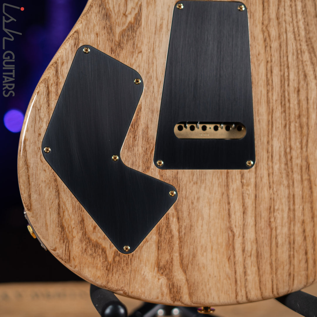 PRS Wood Library Modern Eagle V 10-Top Quilt Jade Green Smoked Burst Wrap