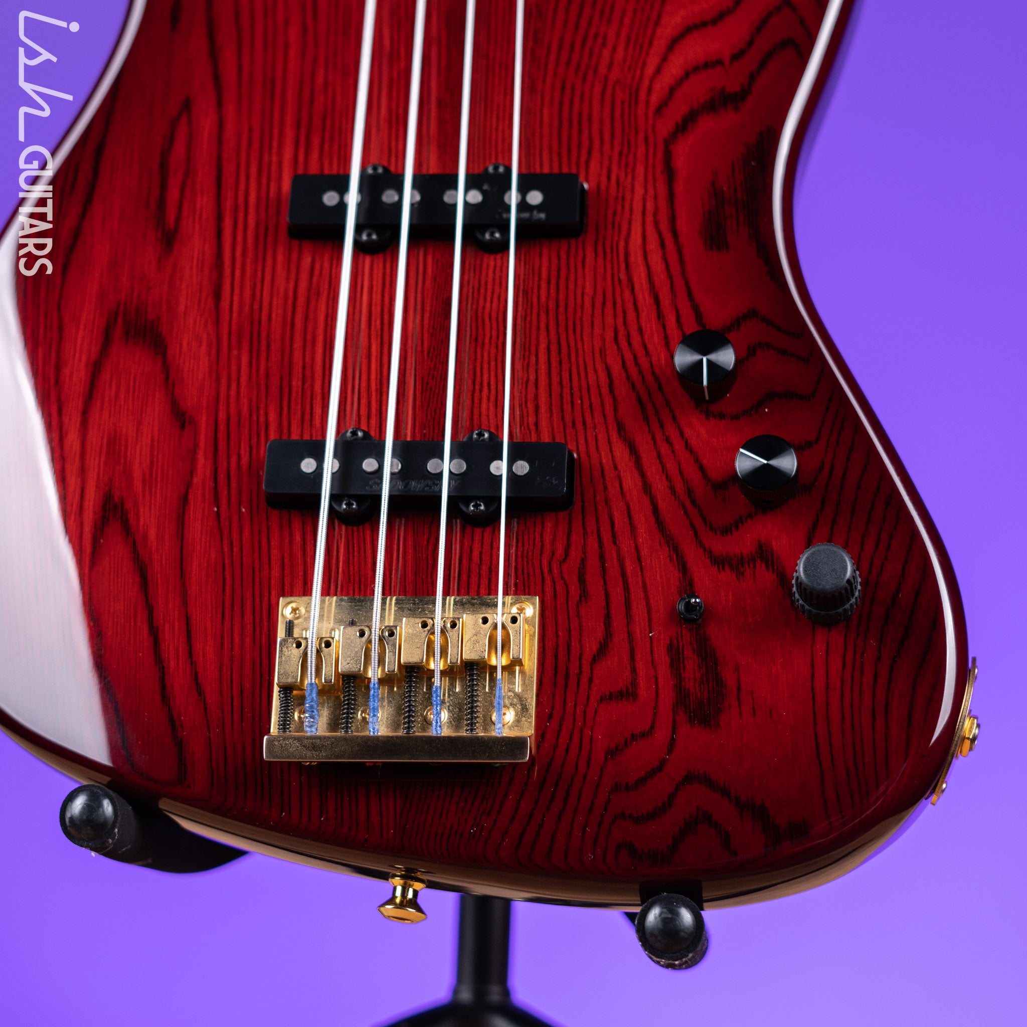 1989 Levinson Blade B4 See Thru Red – Ish Guitars