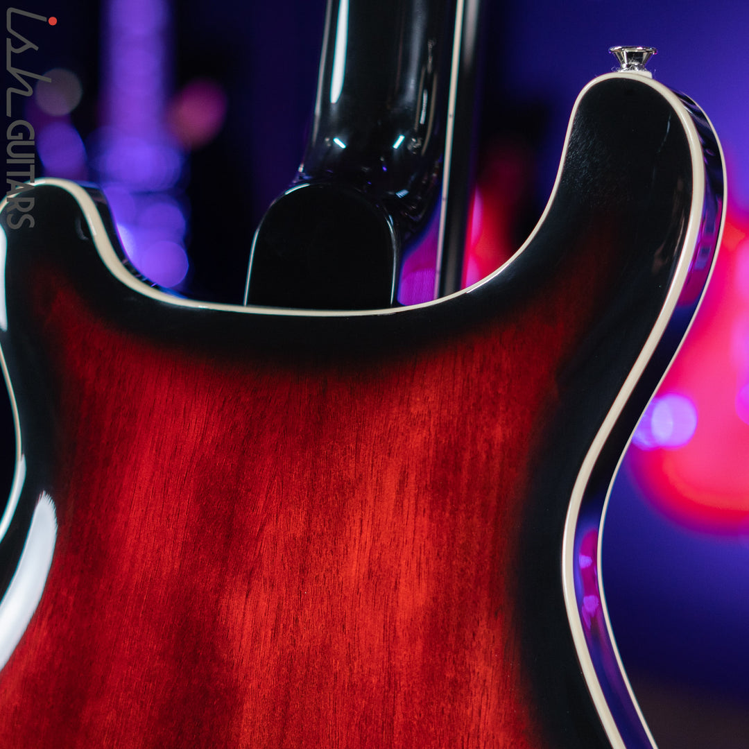 2021 PRS SE Hollowbody Standard Electric Guitar Fire Red Burst