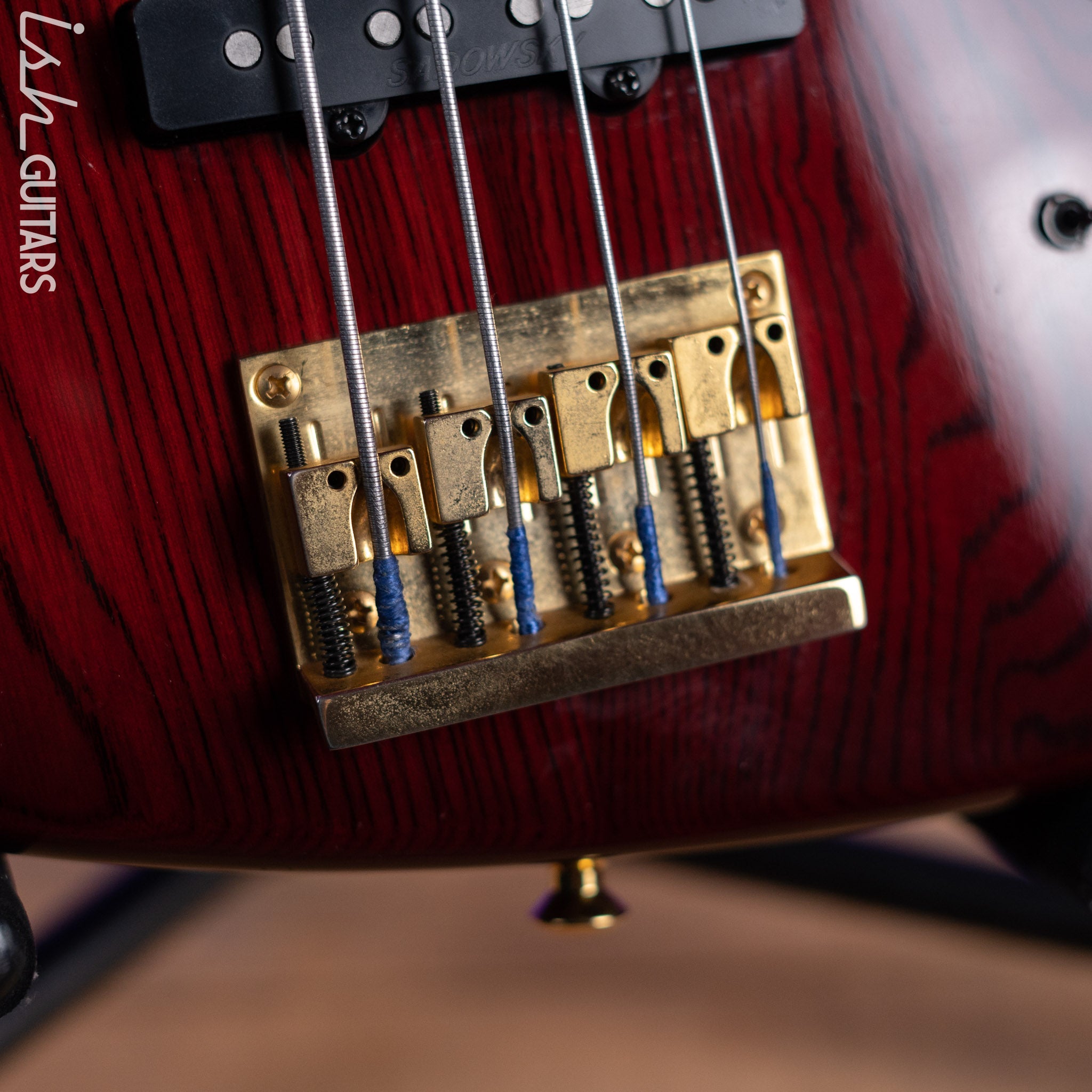 1989 Levinson Blade B4 See Thru Red – Ish Guitars