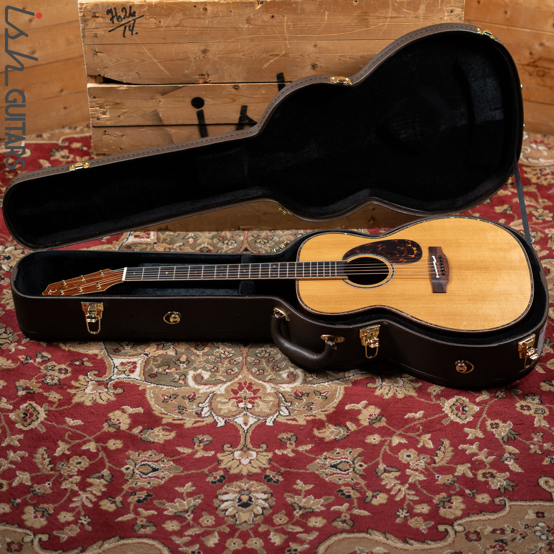 Takamine EF75M-TT Natural Solid Thermal Spruce Acoustic-Electric Guitar