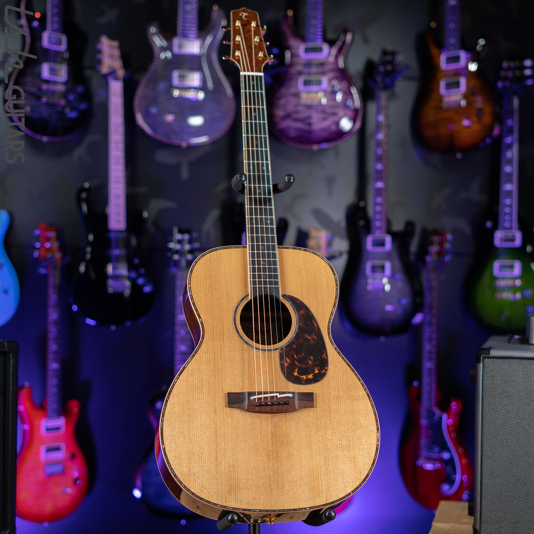 Takamine EF75M-TT Natural Solid Thermal Spruce Acoustic-Electric Guitar