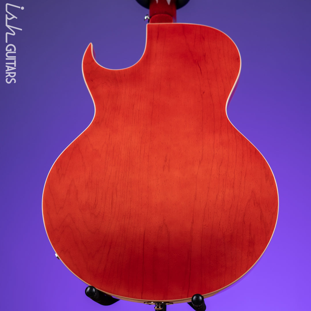 The Loar LH-302T Hollowbody Cherry Burst