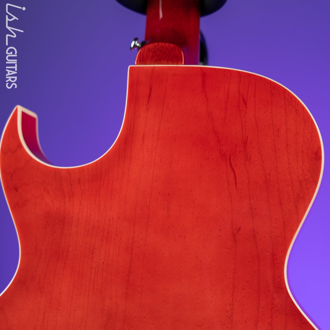 The Loar LH-302T Hollowbody Cherry Burst