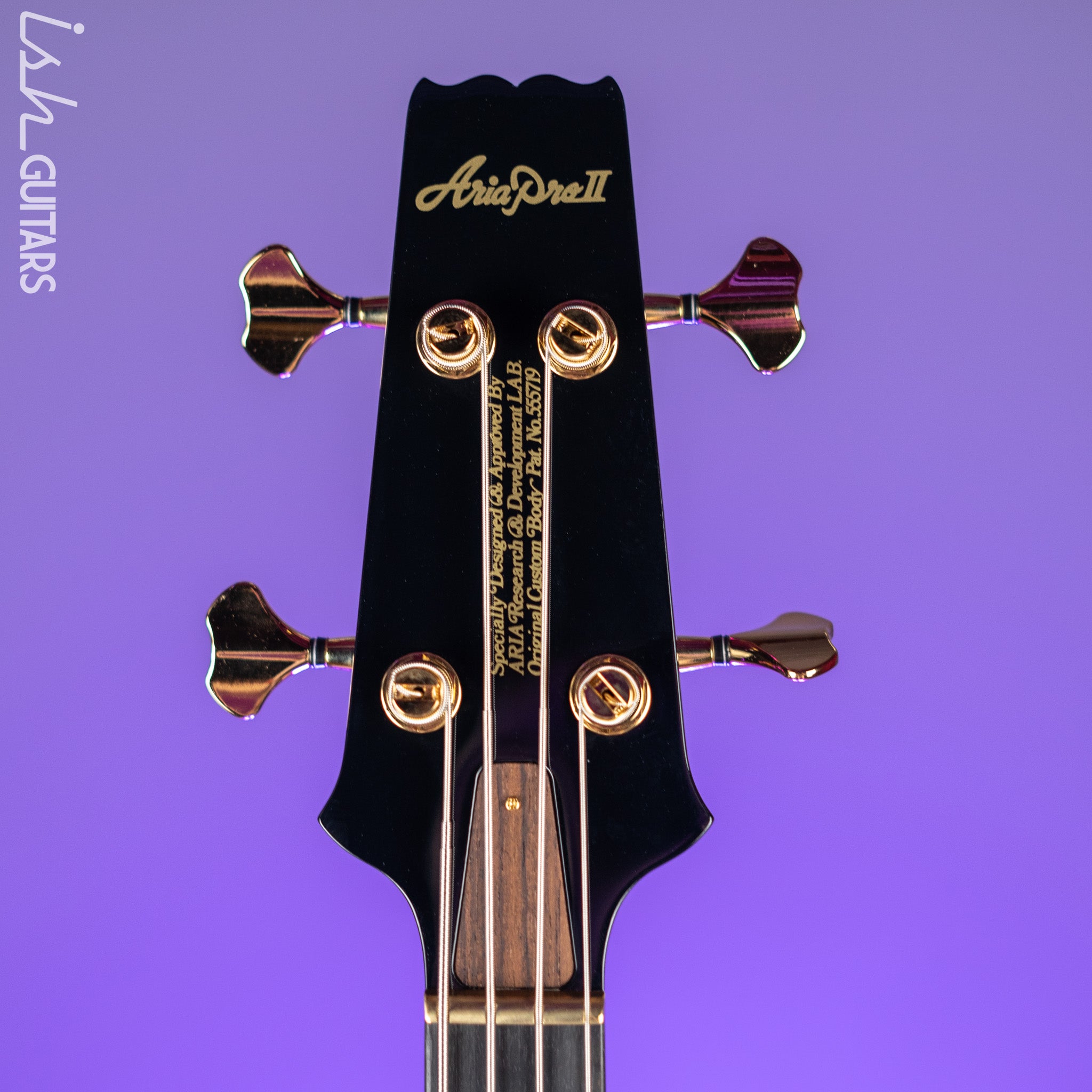 Aria Pro II SB-1000 4-String Bass Guitar Black – Ish Guitars