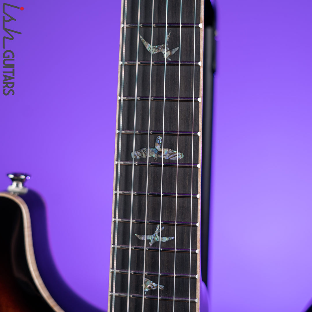 PRS SE Hollowbody II Piezo Electric Guitar Black Gold Sunburst