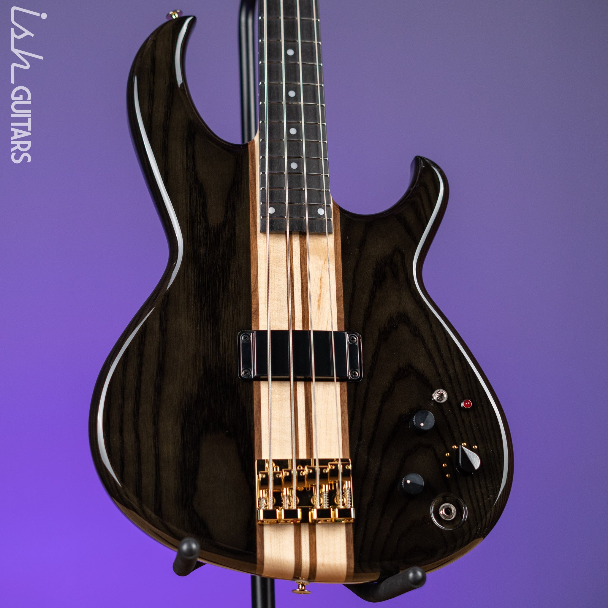 Aria Pro II SB-1000 Bass 4-String See-Through Black – Ish Guitars