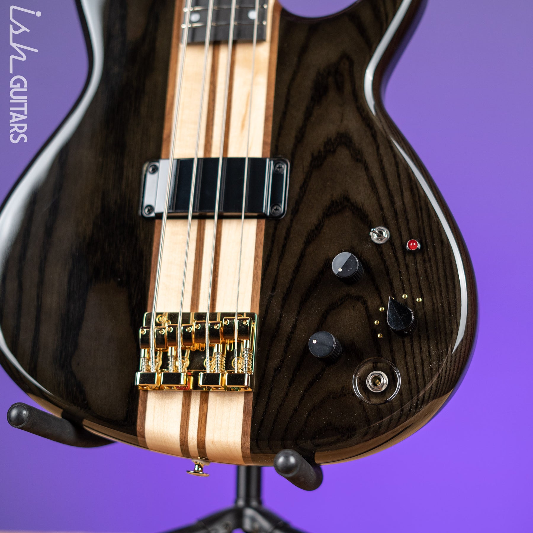 Aria Pro II SB-1000 Bass 4-String See-Through Black – Ish Guitars