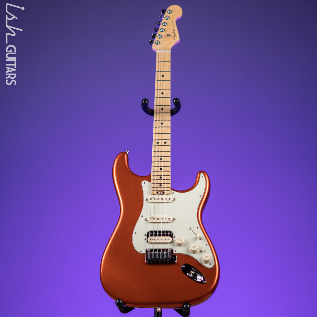 2016 Fender American Elite Stratocaster HSS Shawbucker Autumn Blaze Metallic