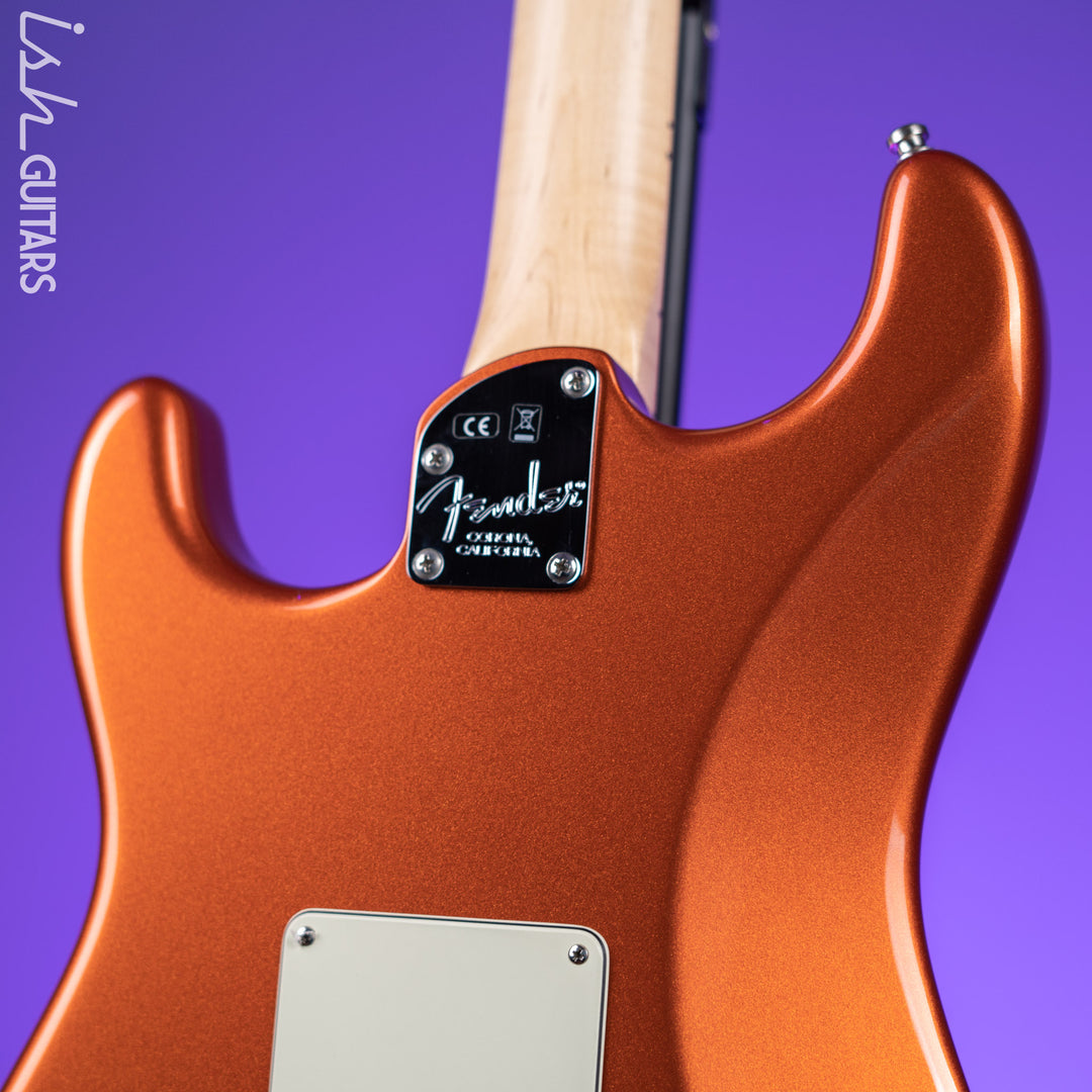 2016 Fender American Elite Stratocaster HSS Shawbucker Autumn Blaze Metallic