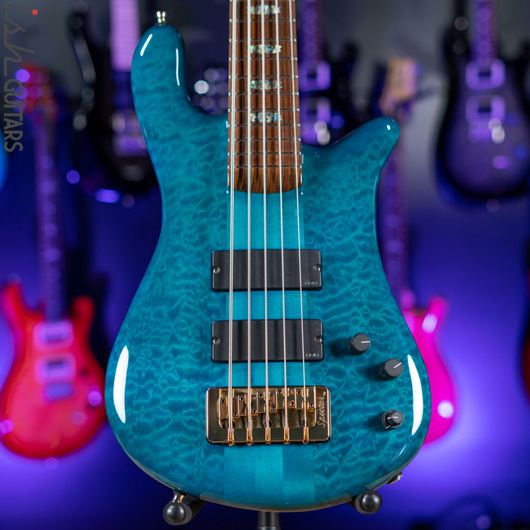 2009 Spector USA NS-5XL Peacock Blue – Ish Guitars