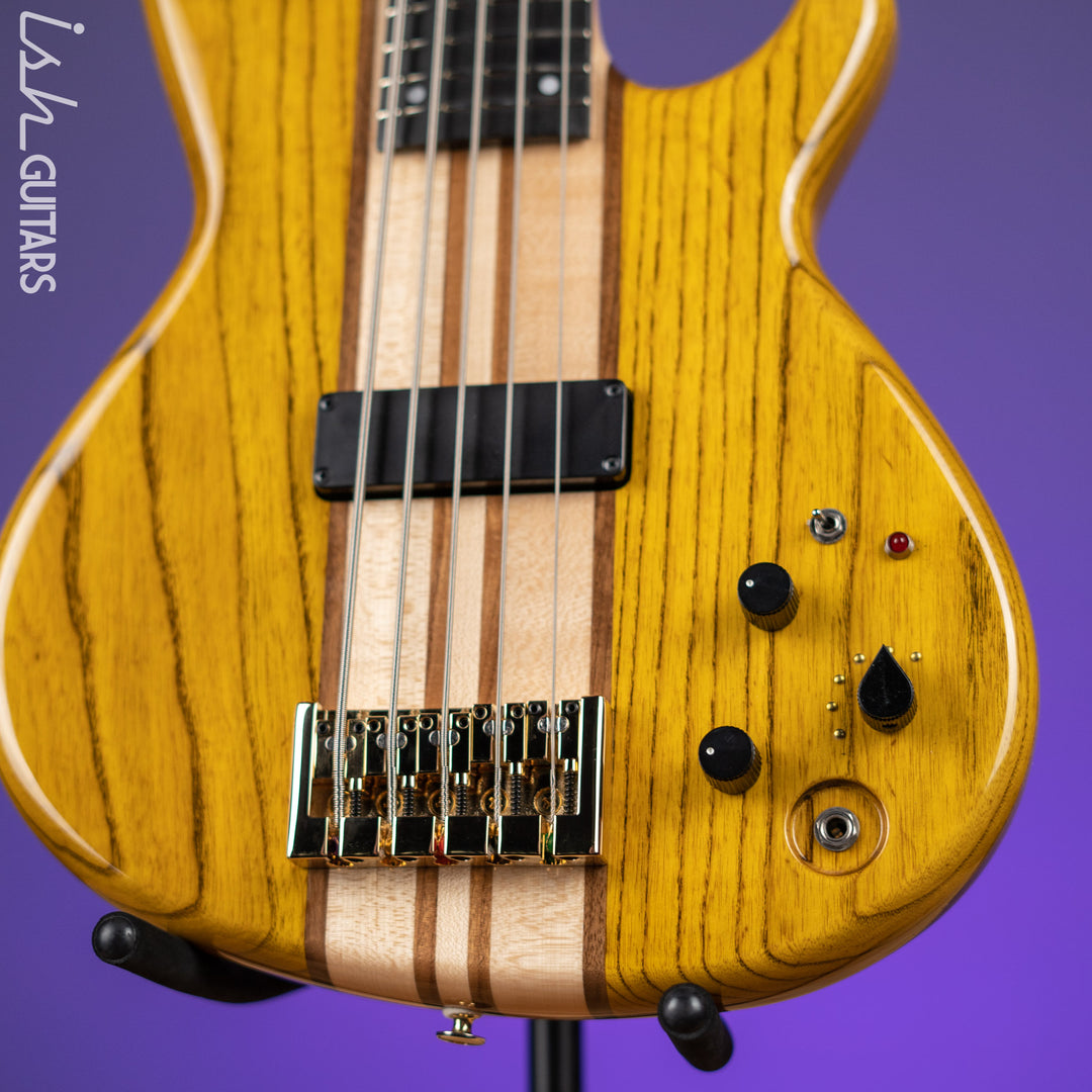 Aria Pro II SB-1000 5-String Bass Natural Oak