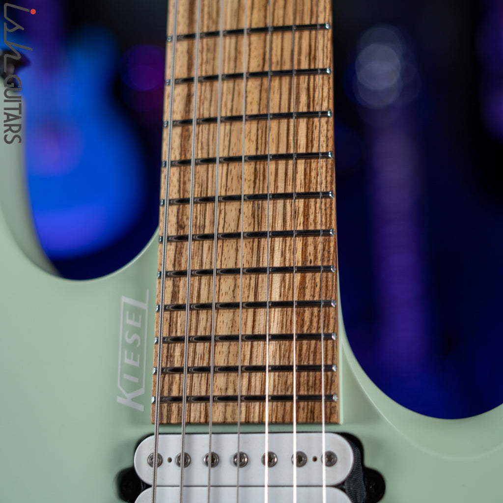 Kiesel Vader V7 7-String Electric Guitar Seafoam Green – Ish Guitars