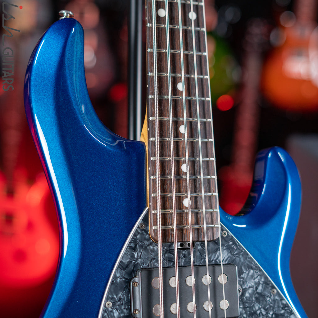 2008 Ernie Ball Music Man Stingray 5 HH Blue Pearl