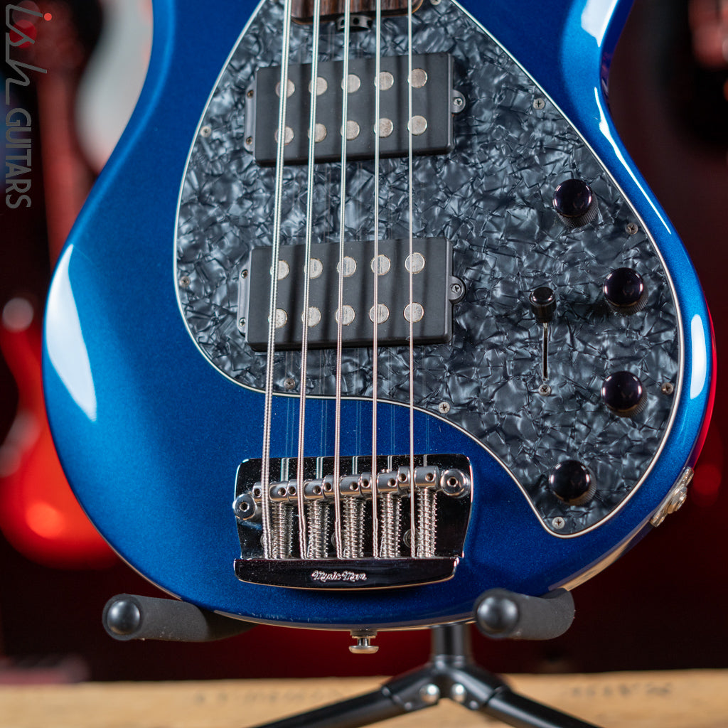 2008 Ernie Ball Music Man Stingray 5 HH Blue Pearl