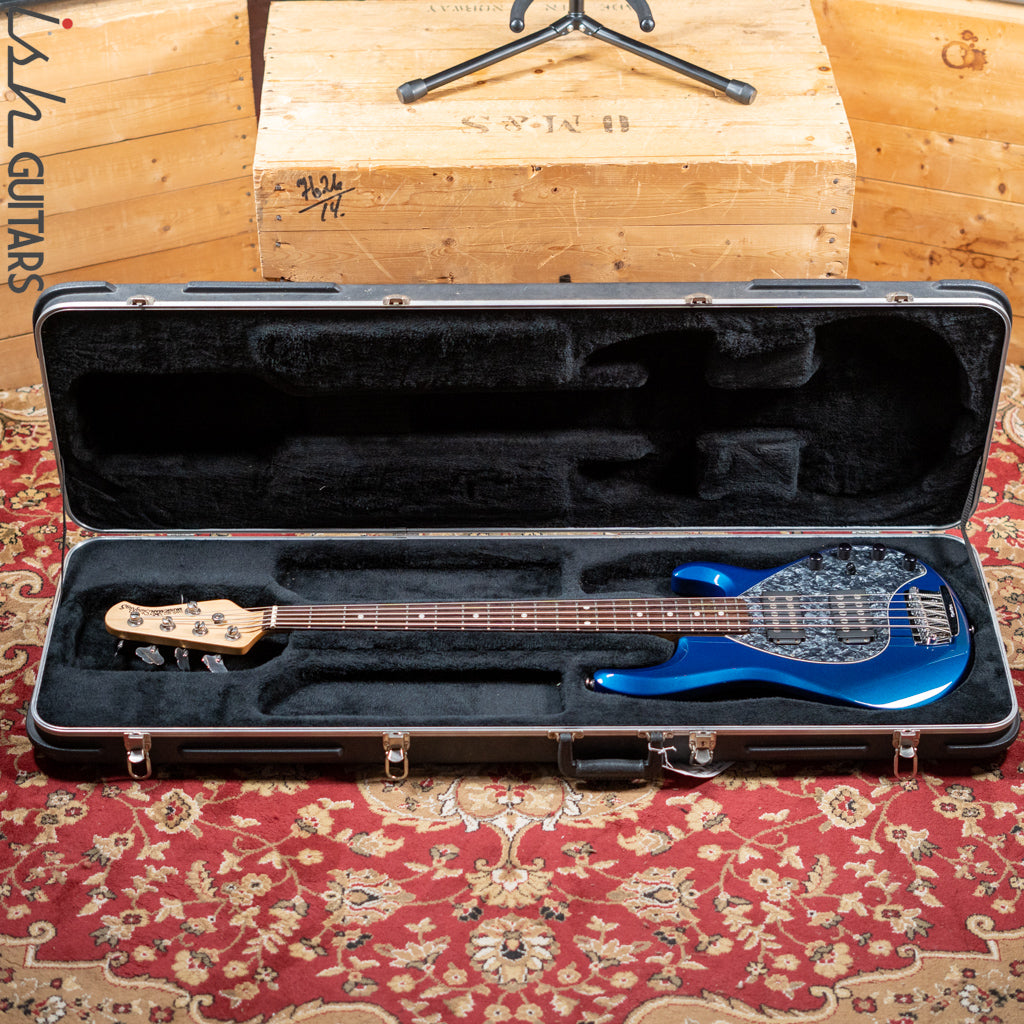 2008 Ernie Ball Music Man Stingray 5 HH Blue Pearl