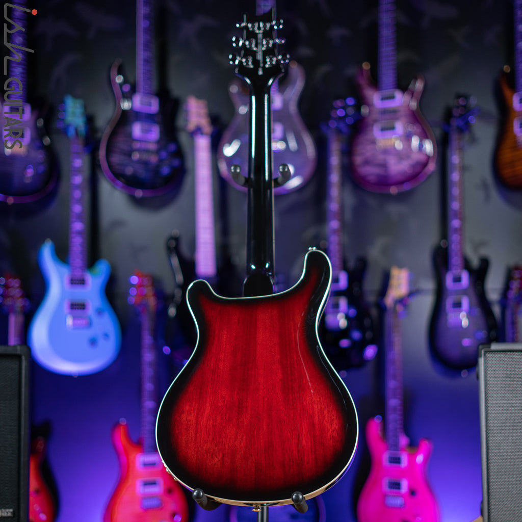 2021 PRS SE Hollowbody Standard Electric Guitar Fire Red Burst