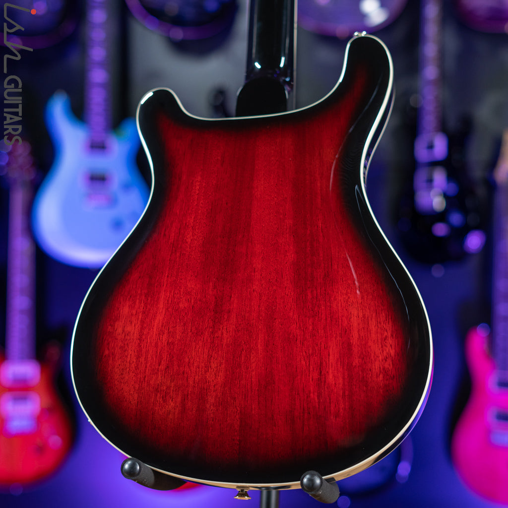 2021 PRS SE Hollowbody Standard Electric Guitar Fire Red Burst