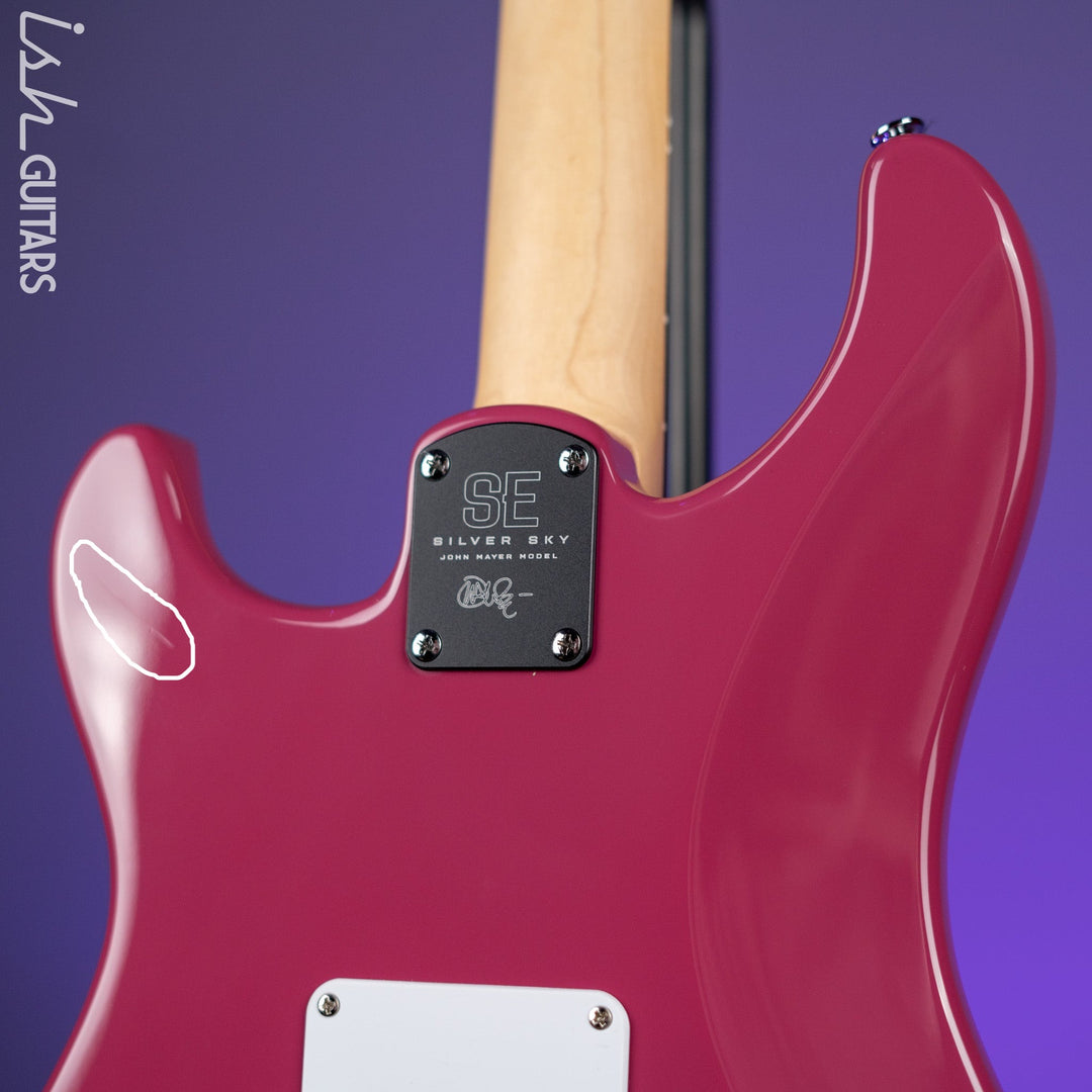 PRS SE Silver Sky Dragon Fruit Demo