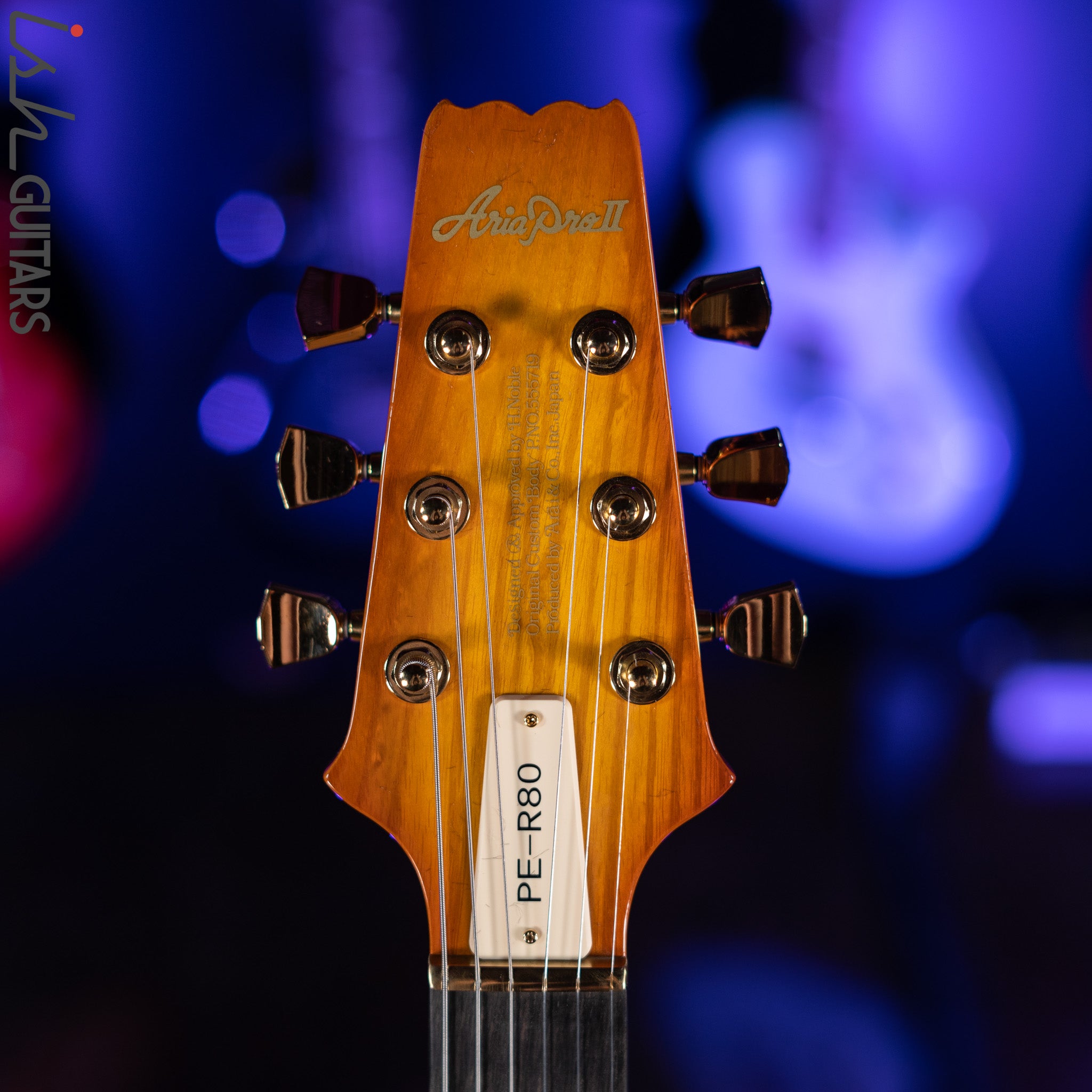 Aria Pro II PE-R80 Lemon Drop Made in Japan MIJ Electric Guitar