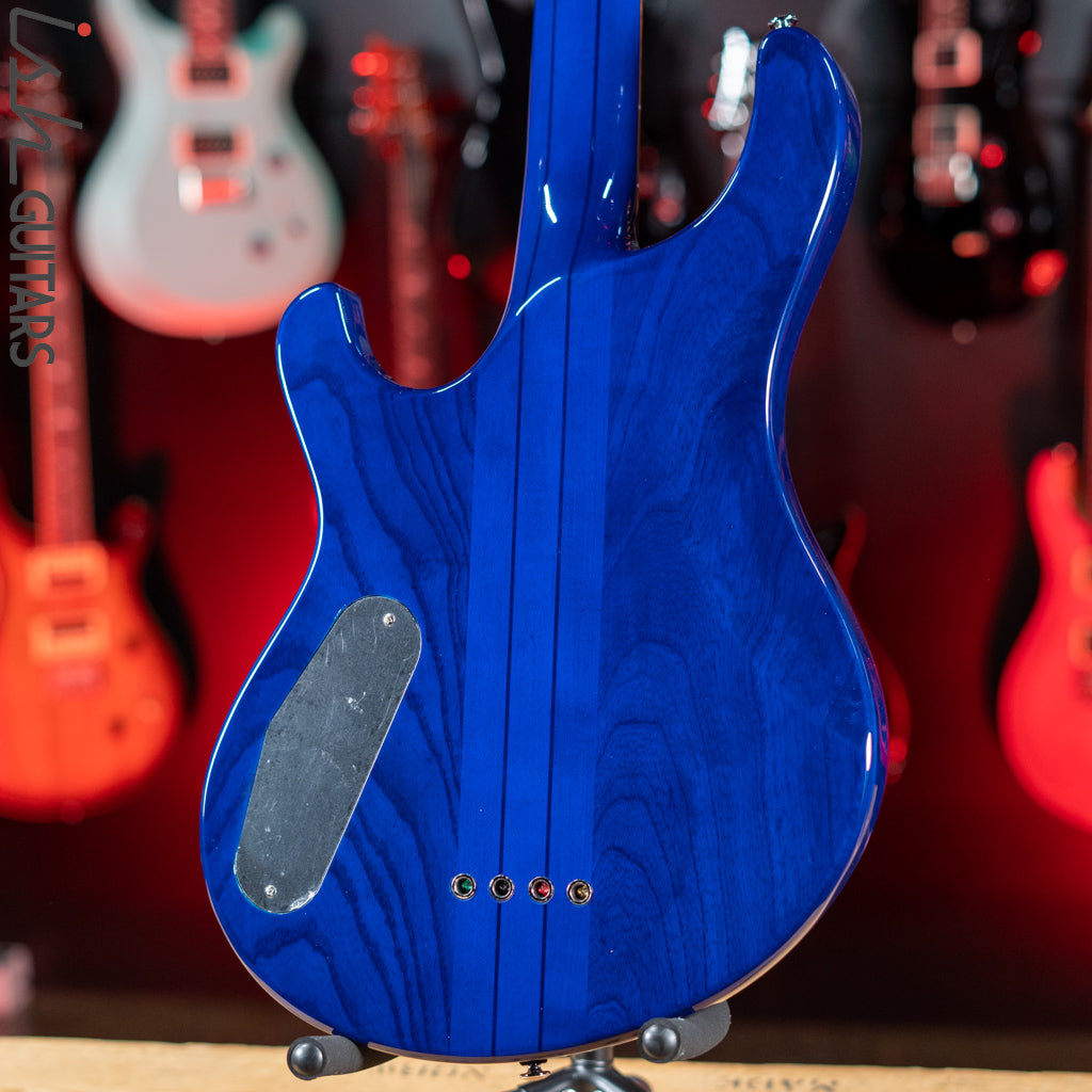2021 PRS SE Kingfisher Bass Faded Blue Wrap Around Burst